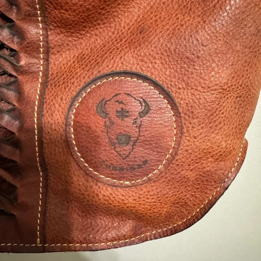 Cuddigan Atlas Hobo brown full grain leather bag